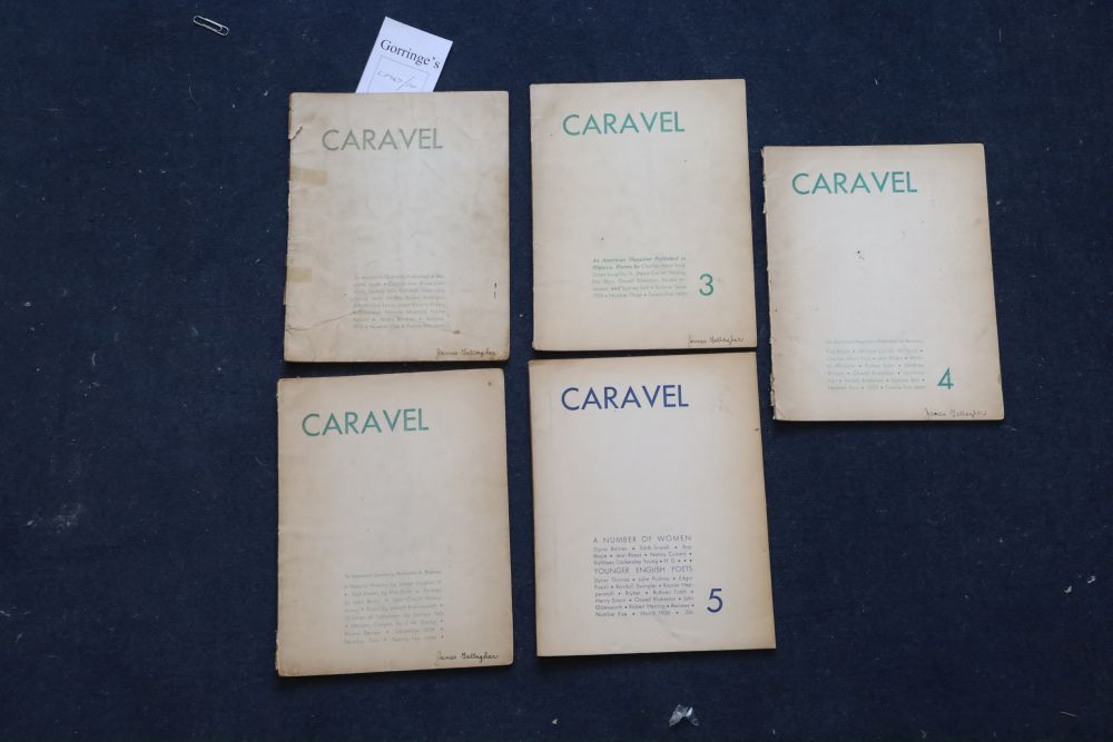 Salt, Sydney and Rivers, Jean-Caravel - An American Quarterly published in Majorca, Nos.1-5, (Summer 1934 - March 1936) contributes